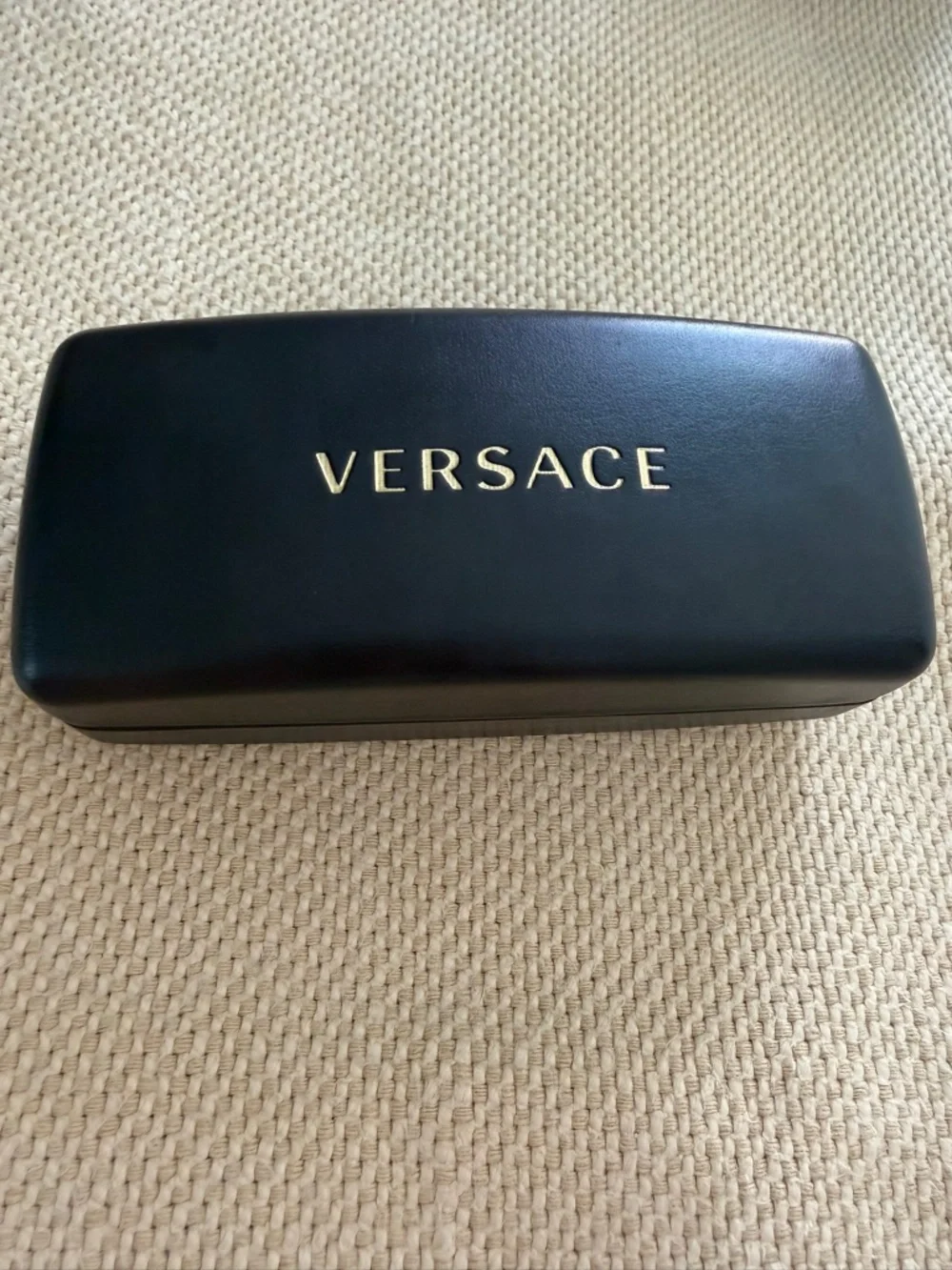 Versace MOD 4466-U Black Gold Medusa Head Frame Sunglasses 54-19 140 With Box